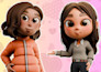create 3d cute character modeling design for game printing sclupting